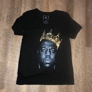 Brooklyn Mint | S | Black w/ Gold Foil Biggie Tee